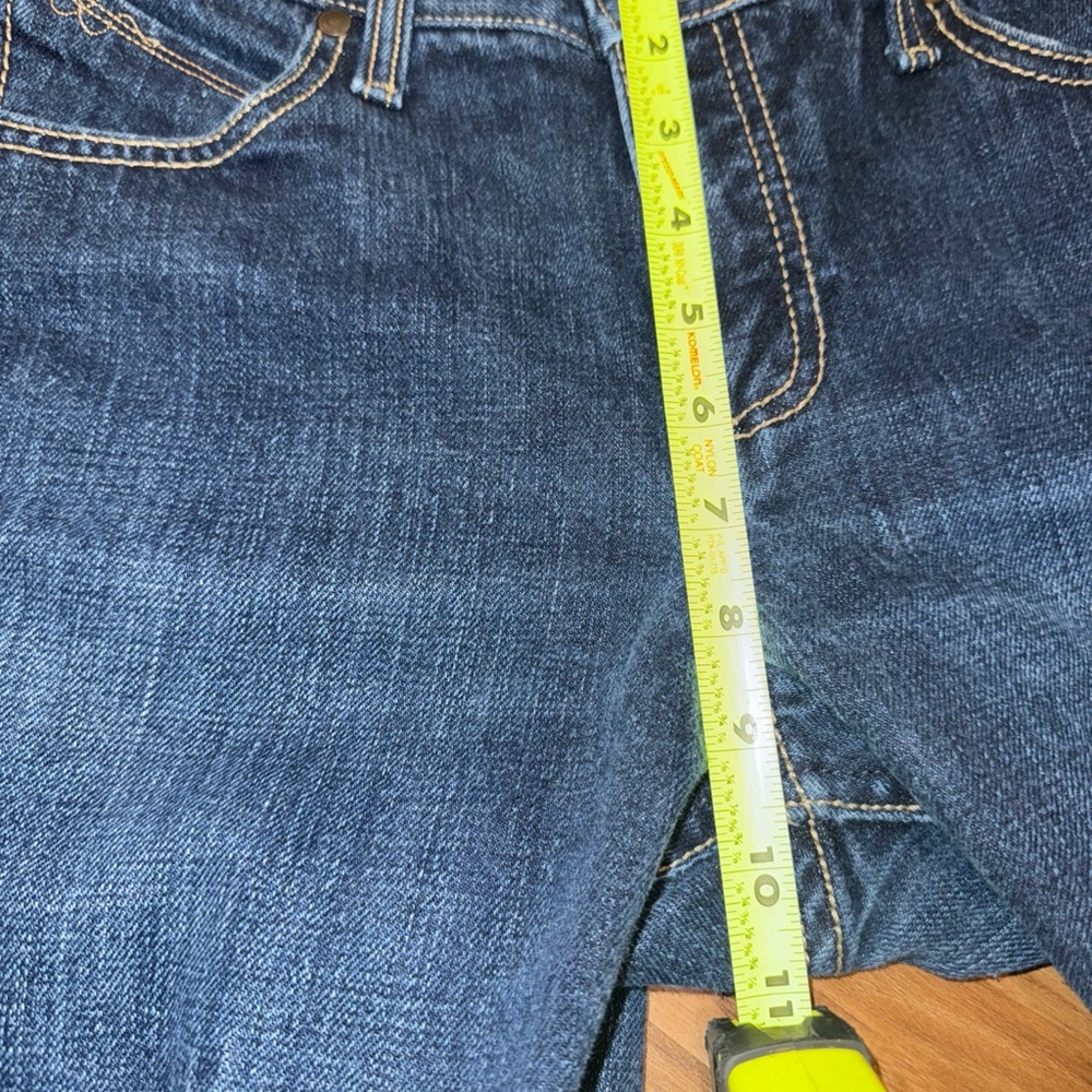 Wrangler CASH Jeans Women 7/8 Long Mid Rise Boot Cut 36" inseam No Gap Waistband - Picture 13 of 14